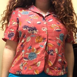 Pendleton floral button up size large